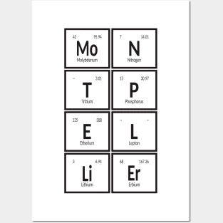 Montpellier City | Periodic Table Posters and Art